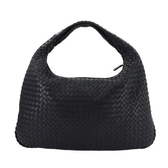 Bottega Veneta Handbags - BOTTEGA VENETA Intrecciato Shoulder Bag Leather Navy 115654 90288995